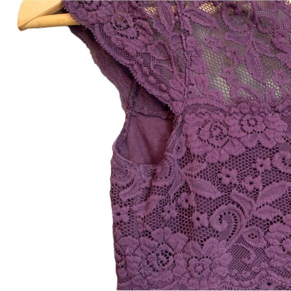 3 for $30! Garage lace purple tee. Size extra small - Picture 8 of 9
